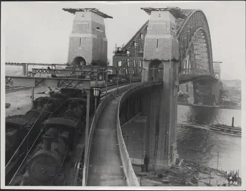 A load test on a new rail bridge