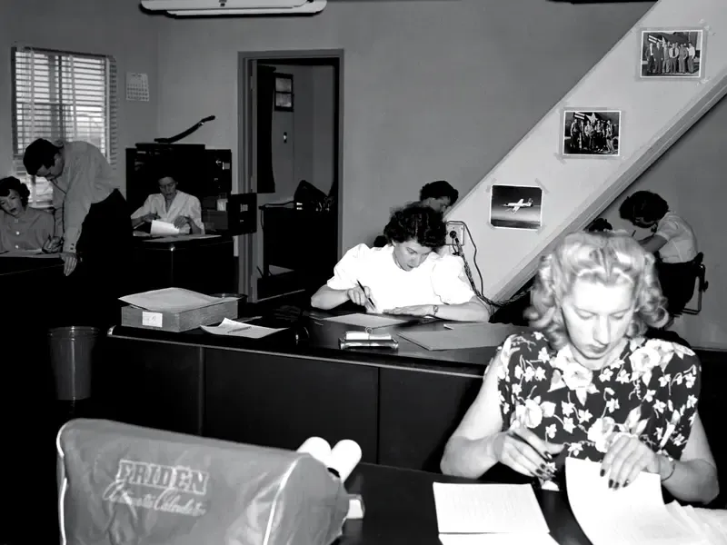 Human computers checking the math